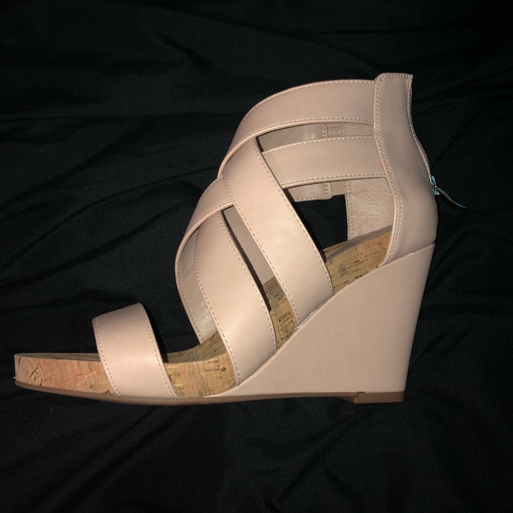 BRAND NEW Nude Wedges
